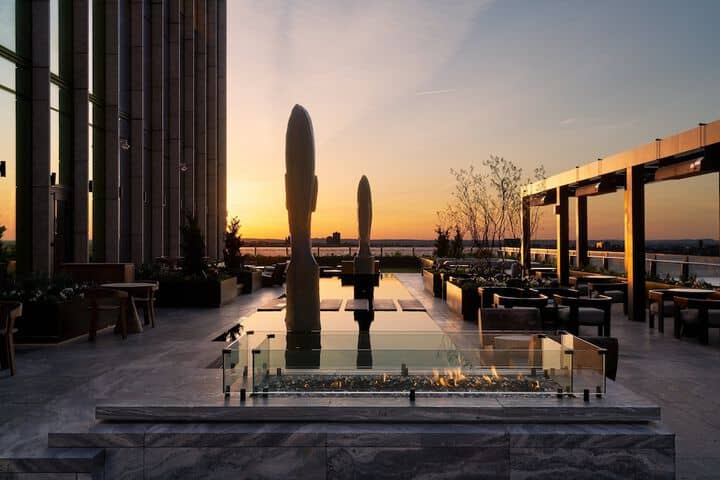 Rooftop terrace